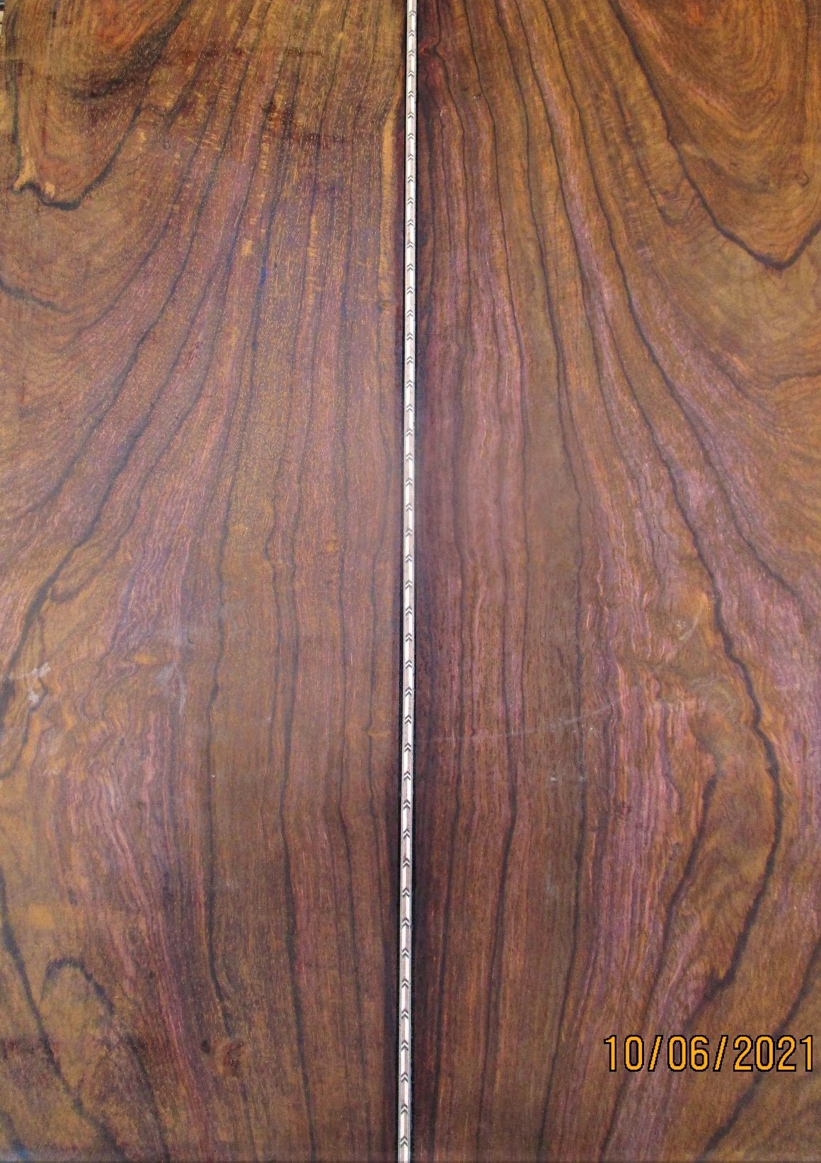 Cocobolo gutar back